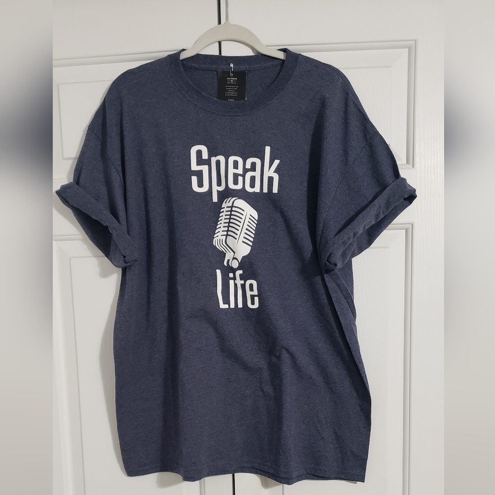 XL Speak Life Microphone t-shirt
